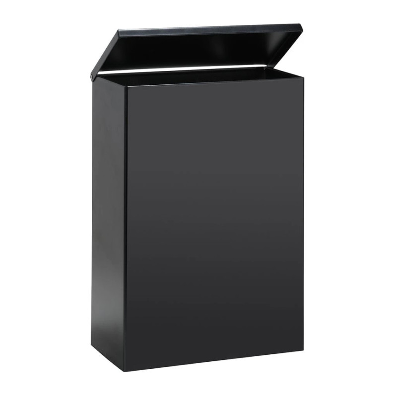 Ведро для мусора Bemeta Hotel настенное 6 л нержавеющая сталь черный мат 101915050