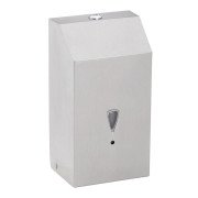 Автоматический дозатор для жидкого мыла/дезинфекции Bemeta Hotel 1100 мл нержавеющая сталь матовая 105109335