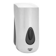 Диспенсер для жидкого мыла Bemeta Hotel 1000 мл пластик белый глянцевый 121109036