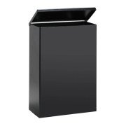 Ведро для мусора Bemeta Hotel настенное 6 л нержавеющая сталь черный мат 101915050