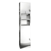 Диспенсер для бумажных полотенец Bemeta Hotel с ведром для мусора нержавеющая сталь полированная 113103052