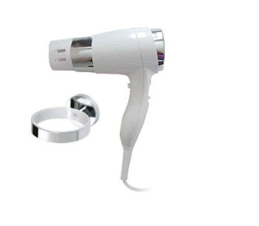 Фен з тримачем Bemeta Hotel білий глянець 999433084