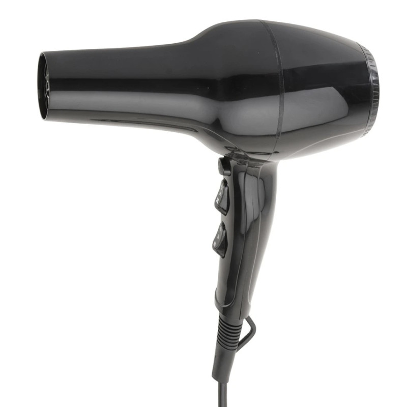 Фен без держателя Bemeta Hotel 1800 Вт с ионизацией черный глянец 945533168