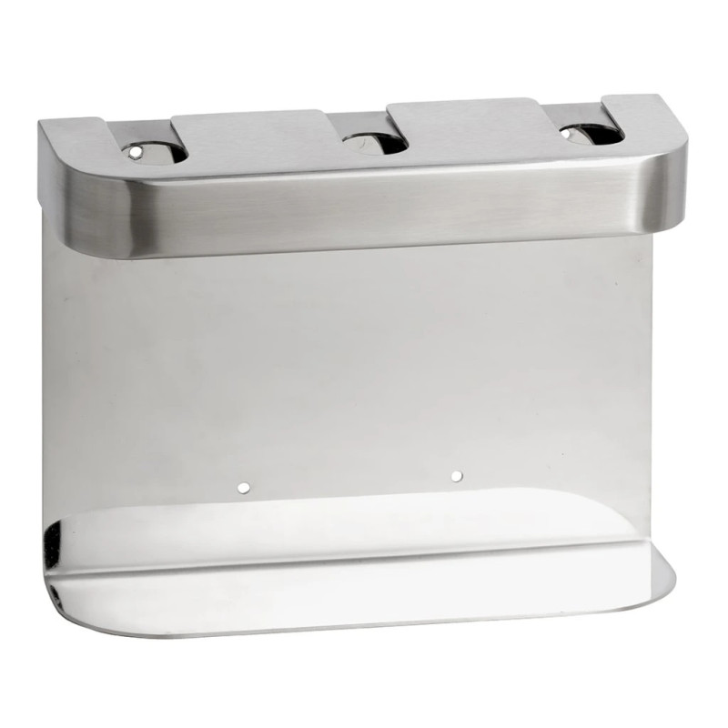 Тримач для дозатора рідкого мила Bemeta Hotel потрійний нержавіюча сталь матова 146109445