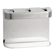 Держатель для дозатора жидкого мыла Bemeta Hotel тройной нержавеющая сталь матовая 146109445