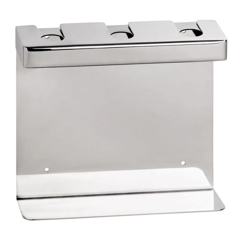 Держатель для дозатора жидкого мыла Bemeta Hotel тройной нержавеющая сталь полированная 146109471