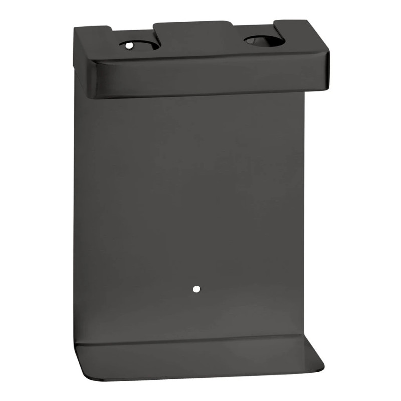 Держатель для дозатора жидкого мыла Bemeta Hotel двойной нержавеющая сталь черный матовый 146109460