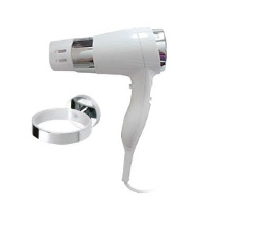 Фен с держателем Bemeta Hotel белый глянец 999433084