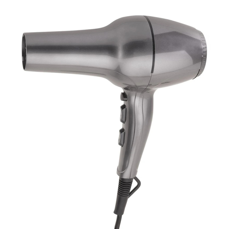 Фен без утримувача Bemeta Hotel 1800 Вт з іонізацією сірий глянець 945533166