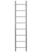 Полотенцесушитель водяной Deffi Орион П8 400х1400 боковое левое подключение хром C.OR.140.40.8.C.B