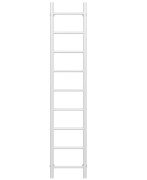 Полотенцесушитель водяной Deffi Орион П9 400х1600 боковое левое подключение белый C.OR.160.40.9.W.B