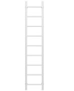 Сушка для рушників водяна Deffi Оріон П9 400х1600 бічне праве підключення білий C.OR.160.40.9.W.C