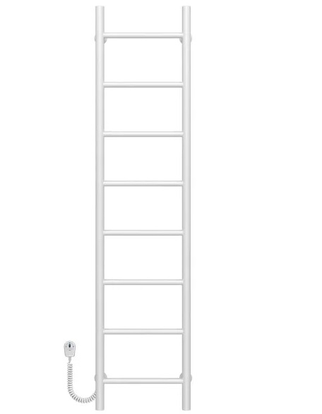 Электрический полотенцесушитель Deffi Орион П8 300х1400 левое подключение белый C.OR.140.30.8.E.W.L.5