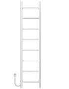 Електрична сушарка для рушників Deffi Оріон П8 300х1400 ліве підключення білий C.OR.140.30.8.E.W.L.5