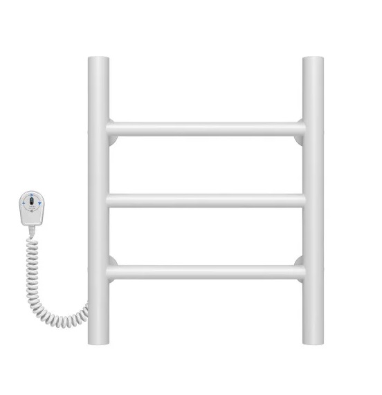 Электрический полотенцесушитель Deffi Орион П3 400х400 левое подключение белый C.OR.40.40.3.E.W.L.5