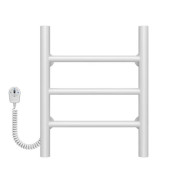 Электрический полотенцесушитель Deffi Орион П3 400х400 левое подключение белый C.OR.40.40.3.E.W.L.5