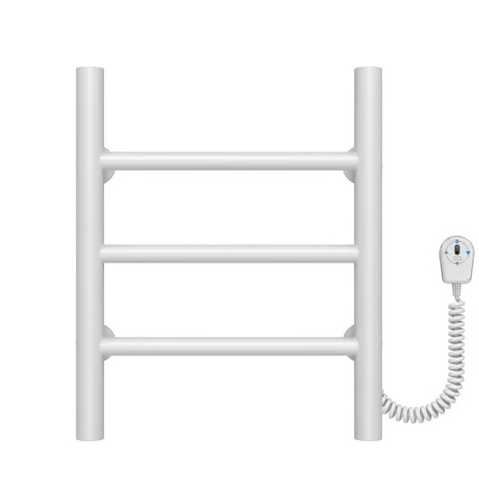 Електрична сушарка для рушників Deffi Оріон П3 400х400 праве підключення білий C.OR.40.40.3.E.W.R.5