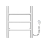 Електрична сушарка для рушників Deffi Оріон П3 400х400 праве підключення білий C.OR.40.40.3.E.W.R.5