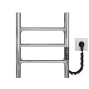 Электрический полотенцесушитель Deffi Орион П3 400х400 правое подключение JD03 хром C.OR.40.40.3.E.C.R.1