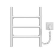 Електрична сушарка для рушників Deffi Оріон П3 400х400 праве підключення WD03 білий C.OR.40.40.3.E.W.R.3