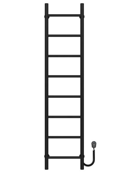 Електрична сушарка для рушників Deffi Оріон П8 300х1400 праве підключення чорний C.OR.140.30.8.E.B.R.5