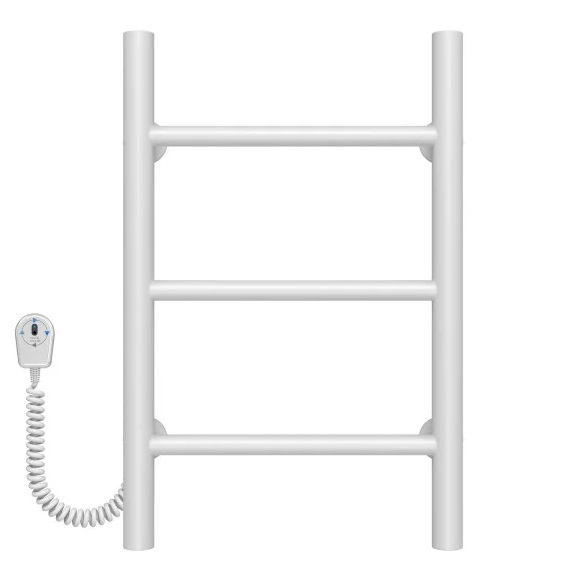 Електрична сушарка для рушників Deffi Оріон П3 400х500 ліве підключення білий C.OR.50.40.3.E.W.L.5