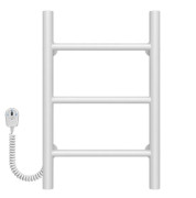 Електрична сушарка для рушників Deffi Оріон П3 400х500 ліве підключення білий C.OR.50.40.3.E.W.L.5