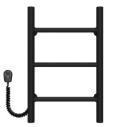 Электрический полотенцесушитель Deffi Орион П3 400х500 левое подключение черный C.OR.50.40.3.E.B.L.5