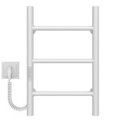 Электрический полотенцесушитель Deffi Орион П3 400х500 левое подключение WD03 белый C.OR.50.40.3.E.W.L.1