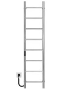 Електрична сушарка для рушників Deffi Оріон П8 300х1400 ліве підключення JD03 хром C.OR.140.30.8.E.C.L.1