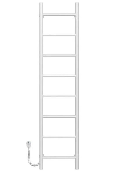 Электрический полотенцесушитель Deffi Орион П8 300х1400 левое подключение белый C.OR.140.30.8.E.W.L.5