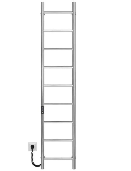 Электрический полотенцесушитель Deffi Орион П9 300х1600 левое подключение JD03 хром C.OR.160.30.9.E.C.L.1