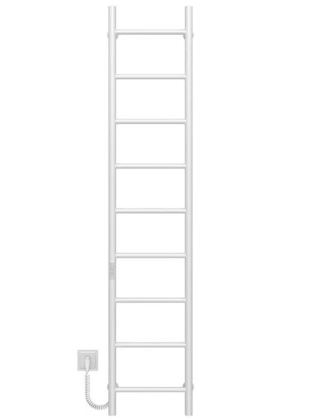 Електрична сушарка для рушників Deffi Оріон П9 300х1600 ліве підключення WD03 білий C.OR.160.30.9.E.W.L.3