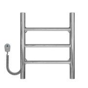 Электрический полотенцесушитель Deffi Орион П3 400х400 левое подключение хром C.OR.40.40.3.E.C.L.5