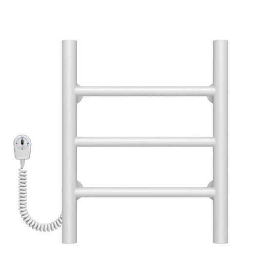 Електросушарка для рушників Deffi Оріон П3 400х400 ліве підключення білий C.OR.40.40.3.E.W.L.5