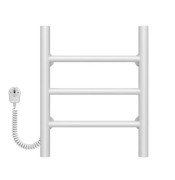 Електросушарка для рушників Deffi Оріон П3 400х400 ліве підключення білий C.OR.40.40.3.E.W.L.5