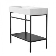 Консоль под раковину Hatria 48x35 см металл черный матовый BHIRT0500365020