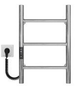 Электрический полотенцесушитель Deffi Орион П3 400х500 левое подключение JD03 хром C.OR.50.40.3.E.C.L.1