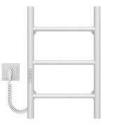 Электрический полотенцесушитель Deffi Орион П3 400х500 левое подключение WD03 белый C.OR.50.40.3.E.W.L.1