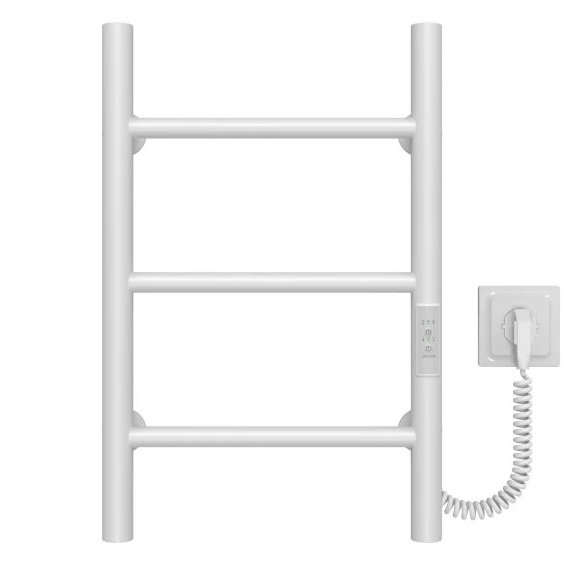 Электрический полотенцесушитель Deffi Орион П3 400х500 правое подключение WD03 белый C.OR.50.40.3.E.W.R.3