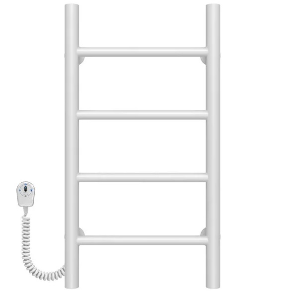 Электрический полотенцесушитель Deffi Орион П4 400х600 левое подключение белый C.OR.60.40.4.E.W.L.5