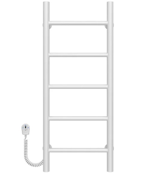 Электрический полотенцесушитель Deffi Орион П5 400х800 левое подключение белый C.OR.80.40.5.E.W.L.5