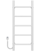 Электрический полотенцесушитель Deffi Орион П5 400х800 левое подключение белый C.OR.80.40.5.E.W.L.5