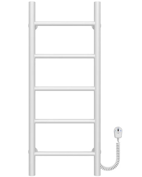 Электрический полотенцесушитель Deffi Орион П5 400х800 правое подключение белый C.OR.80.40.5.E.W.R.5