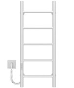 Электрический полотенцесушитель Deffi Орион П5 400х800 левое подключение WD03 белый C.OR.80.40.5.E.W.L.3