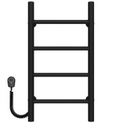 Электрический полотенцесушитель Deffi Орион П4 400х600 левое подключение черный C.OR.60.40.4.E.B.L.5