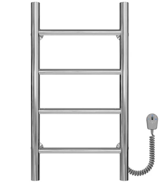 Электрический полотенцесушитель Deffi Орион П4 400х600 правое подключение хром C.OR.60.40.4.E.C.R.5