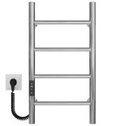 Електрична сушарка для рушників Deffi Оріон П4 400х600 ліве підключення JD03 хром C.OR.60.40.4.E.C.L.1