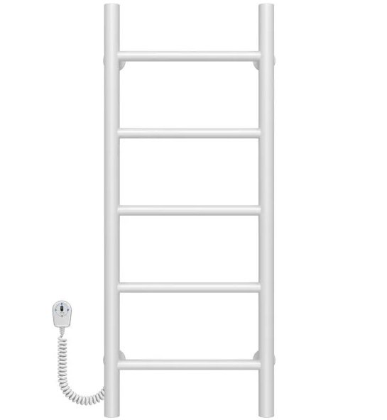 Електрична сушарка для рушників Deffi Оріон П5 400х800 ліве підключення білий C.OR.80.40.5.E.W.L.5