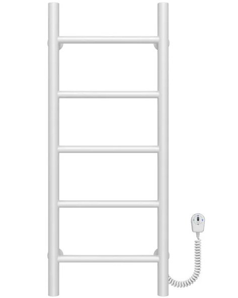 Электрический полотенцесушитель Deffi Орион П5 400х800 правое подключение белый C.OR.80.40.5.E.W.R.5